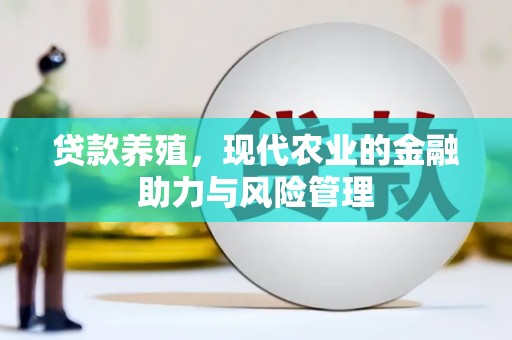 潮安贷款养殖，现代农业的金融助力与风险管理