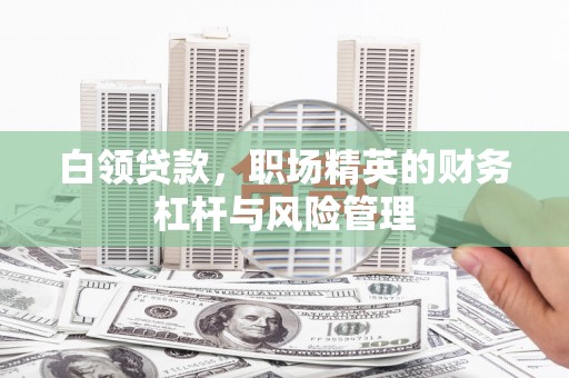 潮安白领贷款，职场精英的财务杠杆与风险管理