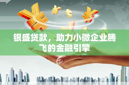 潮安银盛贷款，助力小微企业腾飞的金融引擎