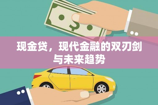潮安现金贷，现代金融的双刃剑与未来趋势