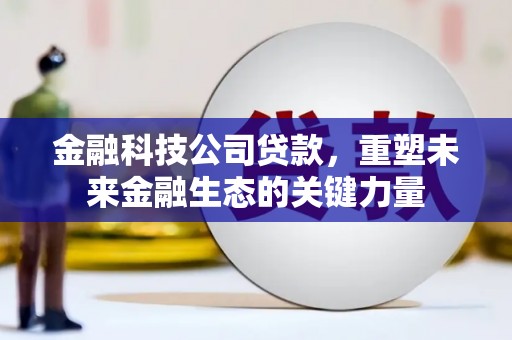 潮安金融科技公司贷款，重塑未来金融生态的关键力量