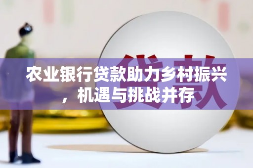 潮安农业银行贷款助力乡村振兴，机遇与挑战并存