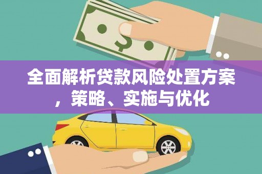 潮安全面解析贷款风险处置方案，策略、实施与优化