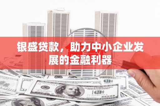 潮安银盛贷款，助力中小企业发展的金融利器