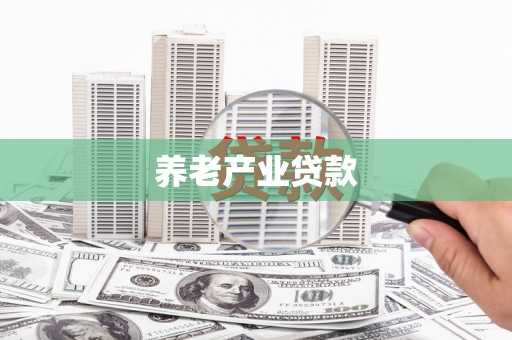 潮安养老产业贷款