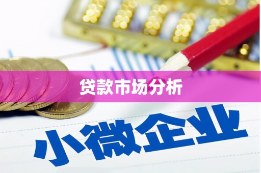 潮安贷款市场分析