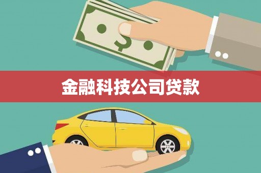 潮安金融科技公司贷款