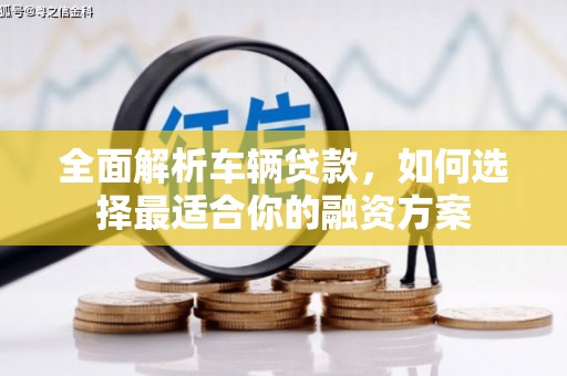 潮安全面解析车辆贷款，如何选择最适合你的融资方案