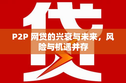 潮安P2P 网贷的兴衰与未来，风险与机遇并存