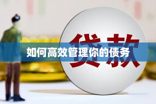 潮安如何高效管理你的债务