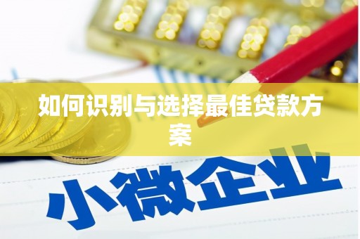 潮安如何识别与选择最佳贷款方案